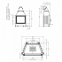 Стальная каминная топка Spartherm Mini S-4S